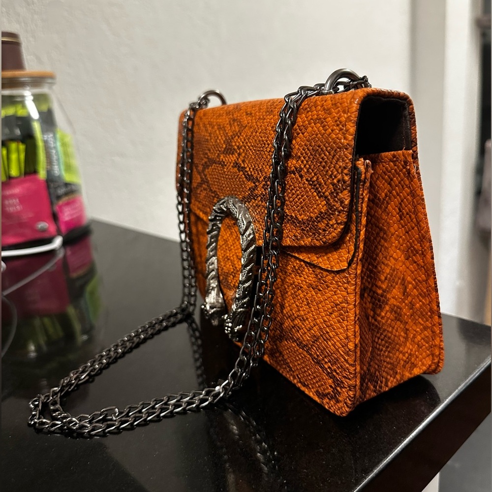 Snakeskin Shoulder Bag